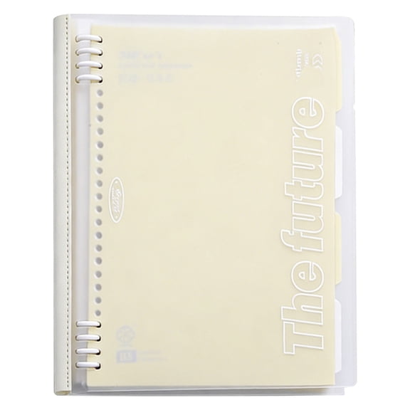 B5 Loose Notebook With 180° Flat Lay 4 Colors 60 Sheets Lined Pages Detachable (27.2×21.9cm)