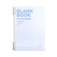 thumbnail image 1 of B5 Notebook, Thick Note Making Notebook, Portable Flip Coil Notebook with 8mm Grid Spacing and Durable Plastic Cover, 60 Sheets, 120 Pages, Compact Size 25x17.8cm, 1 of 6