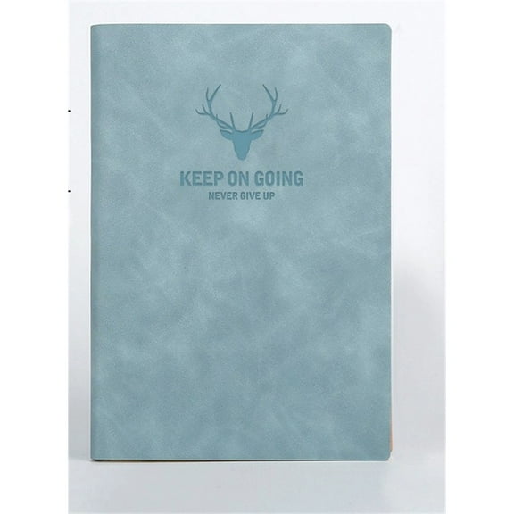 B5 Notebooks Large Journal 200 Pages Leather Softcover Hardcover Notebooks Thick Paper Lined Notepad for Office School Business Note Taking Writing-blue