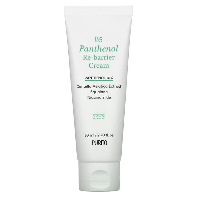 B5 Panthenol Re-barrier Cream, 2.7 fl oz (80 ml), Purito