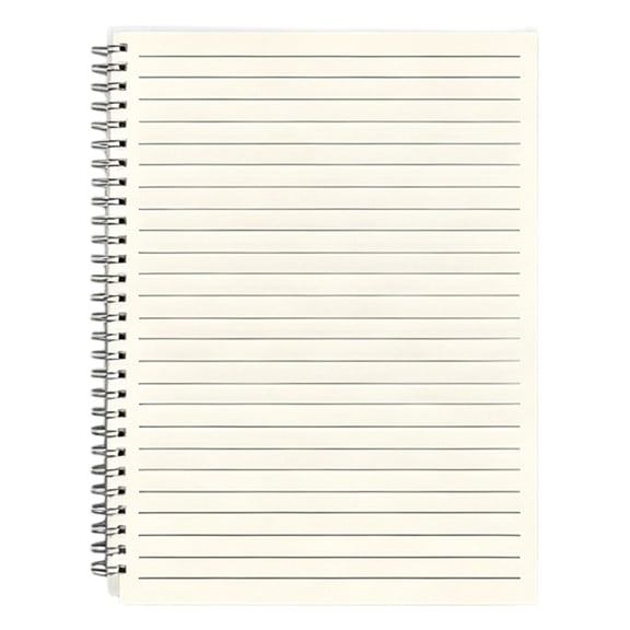 B5 Plastic Cover Notebook with 160 Pages, Thickened Softcover, Sewn Binding, Spacious for Work and Study, 1-Pack
