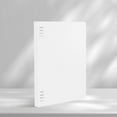 thumbnail image 1 of B5 Removable Loose Leaf Frosted Notebook Cover, Campus Smart Ring Binder, B5 Transparent Binder Notebook Slim Binder Folder for Work, Study and Journal Supplies, 1 of 6