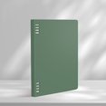 thumbnail image 1 of B5 Smart Ring Binder Cover – Frosted Clear Loose Leaf Notebook Shell with 8-Hole D-Shaped Coil, Slim Removable Push-Pull Binder for Office Work Journal (Paper Not Included), 1 of 9