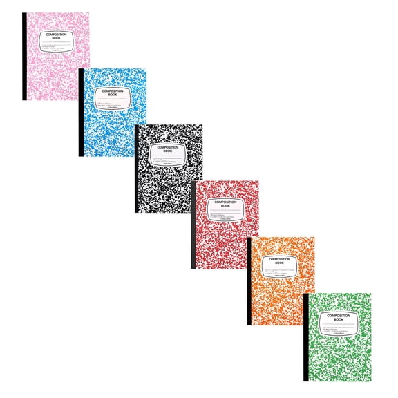 B5 Snowflake Pattern Sewn Journal With Divided Layout And Lined Pages 200 Pages - 6-Pack Assorted