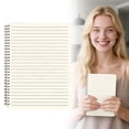 thumbnail image 1 of B5 Spiral Notebook, Plastic Cover 160 Pages Lined Grid Blank Notebook, Durable Waterproof Cover Writing Journal, Thick Paper Office Work Notebook for Daily Note Taking, Journaling, Planning, 1 of 8
