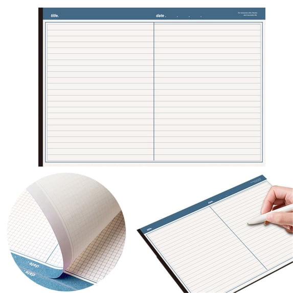 B5 Tearable Writing Notebooks for Study Notes, 1 Pack Notepad for Work Study Daily Note Taking List, Portable Notebooks for Home Office Supplies, 20 Sheets/40 Pages