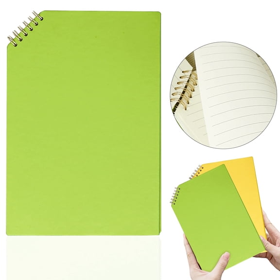 B5 Top Spiral Notebook, Journaling Notebooks, Work Notebook, Office Notebook, Side Flip Lined Journal, Thick Coil Notepad, Minimalist Lay Flat Stationery for Notes Daily Draft Recording Use 1Pcs
