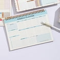 thumbnail image 1 of B5 Undated Weekly Planner Notebook, Coil Bound Paper Daily Schedule and Task Organizer, Meal Management Planner, Clear PVC Front Cover, 52 Pages, 1 of 6