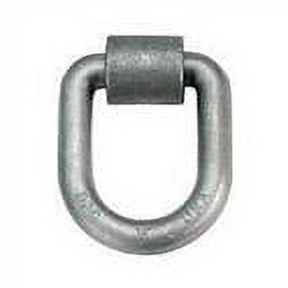 B50 1 in. dia. 3 x 4 in. Forged D-Ring with Mounting Bracket