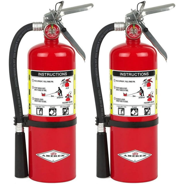 B500, 5lb ABC Dry Chemical Class A B C Fire Extinguisher (2)