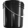 thumbnail image 1 of B5GSKD 5 Gallon Plastic Pail - Black, 1 of 1