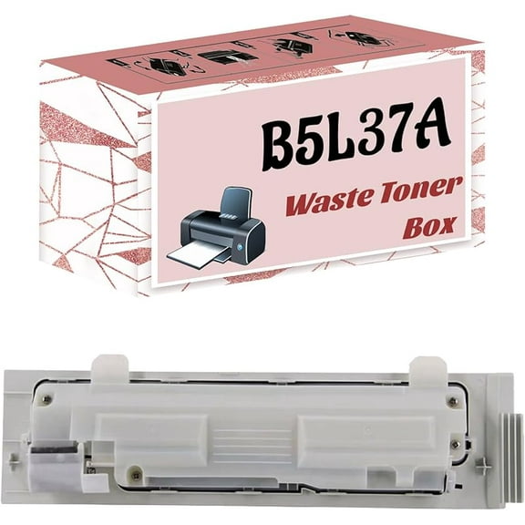 B5L37A Waste Toner Box Compatible Waste Container Replacement for HP Color Laserjet Enterprise M553N M553X Color Laserjet Managed E55040 MFP E57540DN MFP E57540C Printer