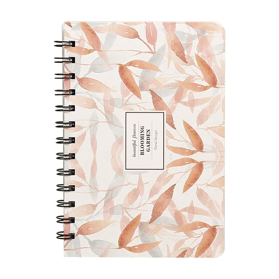 B6 Ring Binder Notepad, Spiral Notebook Journal,Hard Coil Bound Notebooks, Portable Loose-Leaf Agenda for Study, Work, Home