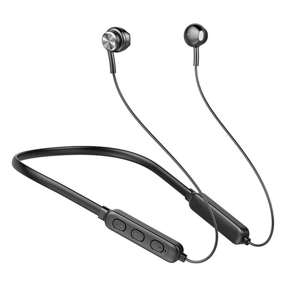 B6 Wireless Bluetooth 5.1 Earphones Binaural Hanging Neck Headset Universal Sport Earbuds Headphones with Mic