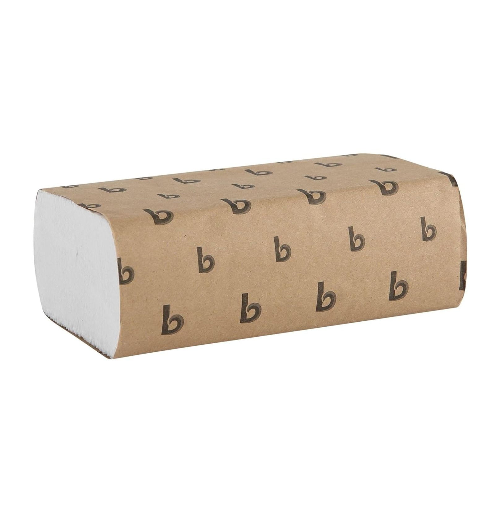 B6200 9 in. x 9.45 in. 1-Ply Multifold Paper Towels - White (16/Carton) 250 sheet (Pack of 16)