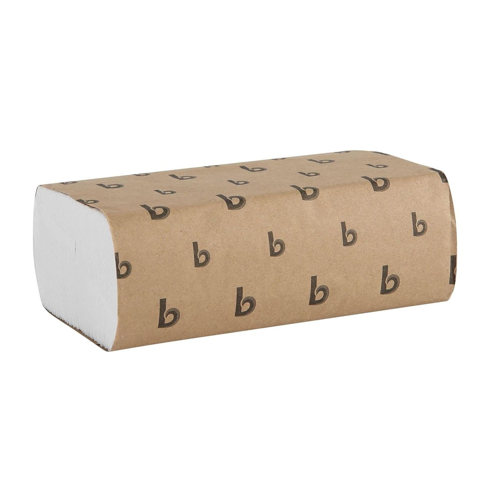 B6200 9 in. x 9.45 in. 1-Ply Multifold Paper Towels - White (16/Carton) 250 sheet (Pack of 16)