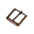 thumbnail image 1 of B6231 Antique Brass, Roller Heel Bar Buckle, Solid Brass-LL, Multiple Sizes, 1 of 10