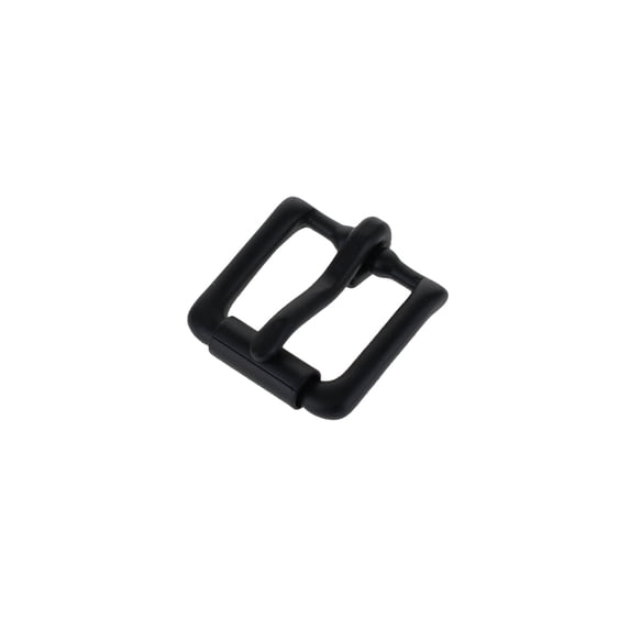 B6231 PVD Black Matte, Roller Heel Bar Buckle, Solid Brass-LL, 5/8"