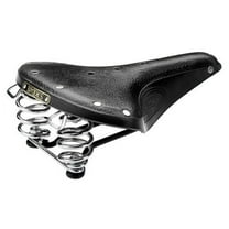B67 Men's Saddle - Black - Black Steel w/ Chrome Springs