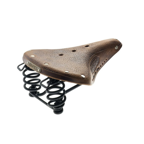 B67 S Women's Saddle - Pre-Aged Dark Tan with Laces - Black Steel