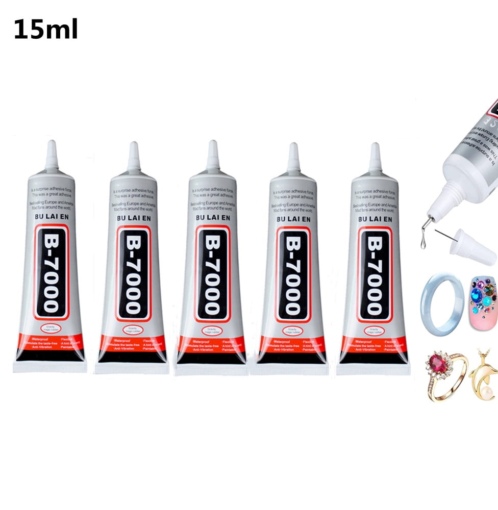 B7000 Glue with Needle Mobile Phone Point Drill DIY Jewelry Decorative Mobile Phone Screen Glue, Size: 25 mL, White