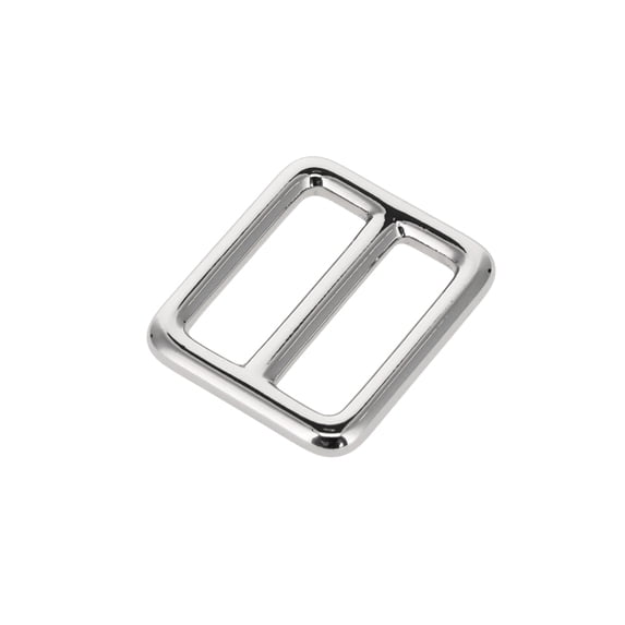 B7096 Nickel Plate, Double Loop, Solid Brass-LL, 1"