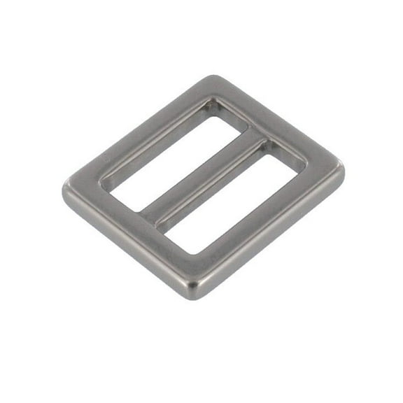 B7102 Nickel Matte, Square Double Loop, Solid Brass-LL, Multiple Sizes