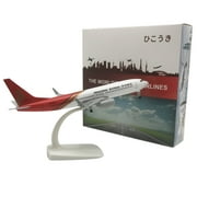 B737 Model Airplane with Display Stand Elegant Shelf Decoration