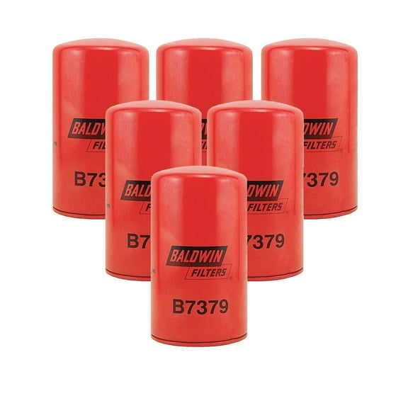 B7379 Lube Filter Fits Ford Super Duty Pickups with V8-406 6.7L Turbo Diesel Engine Pack of 6