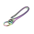 thumbnail image 1 of B7498 PVD Rainbow, Fish Hook Key Chain, Solid Brass-LL, 1 of 5
