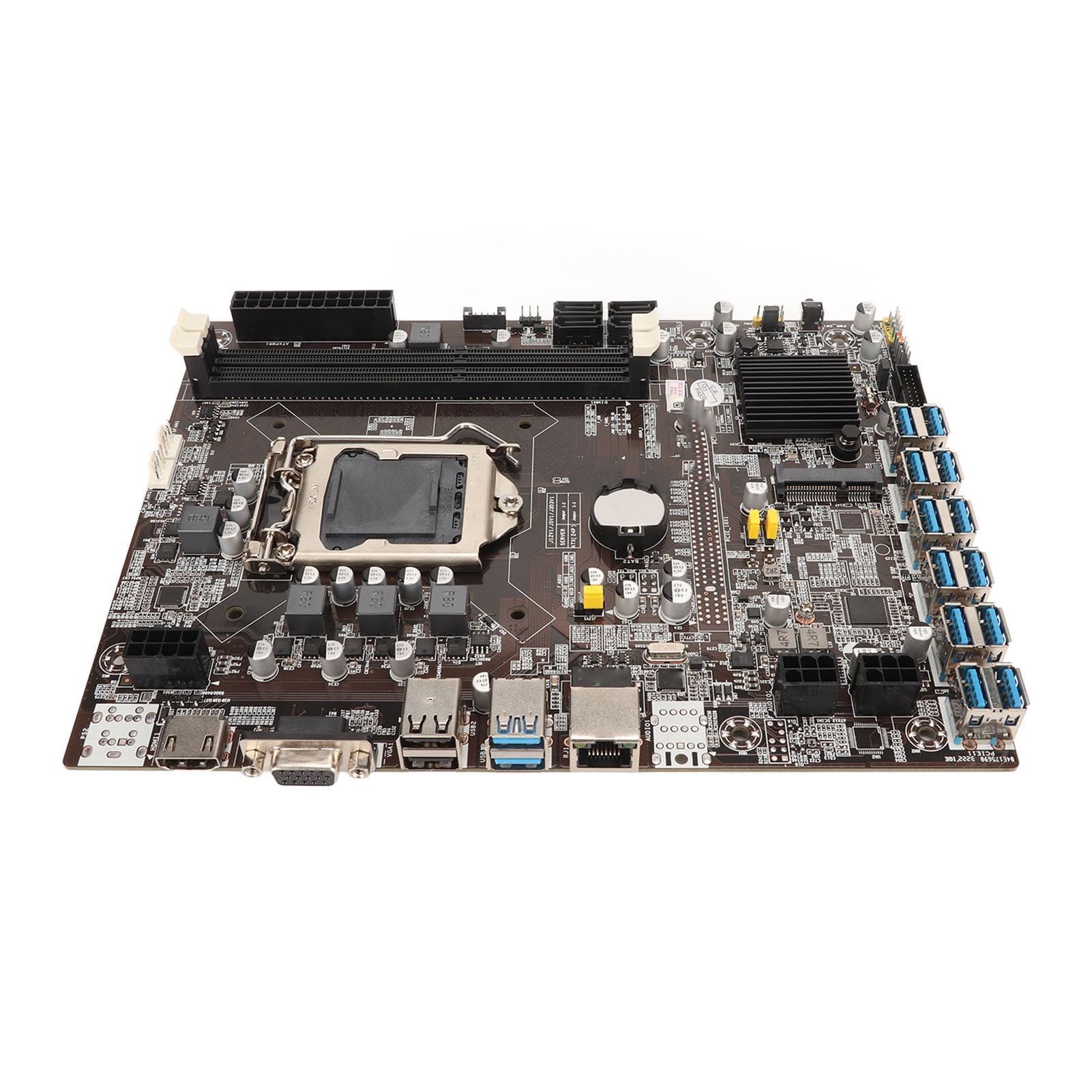 B75 Motherboard, DDR3 12 USB3.0 Interface Mining Mainboard HD
