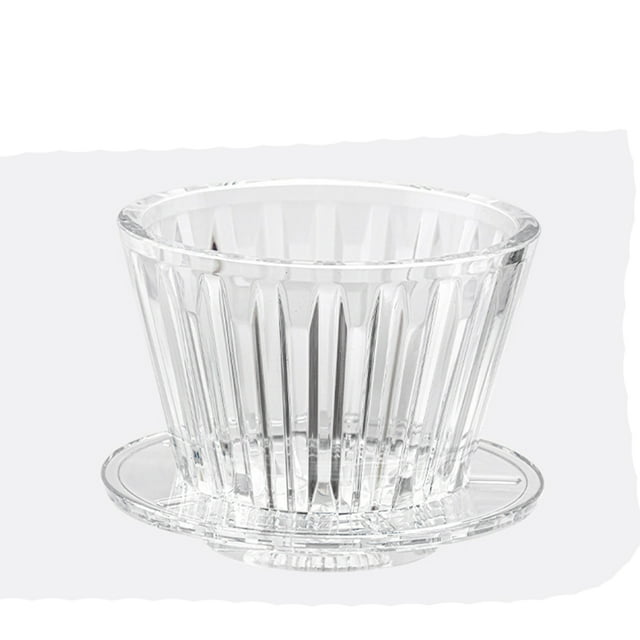 B75 Wave Coffee Dripper Crystal Eye Pour Over Coffee Filter PCTG 12