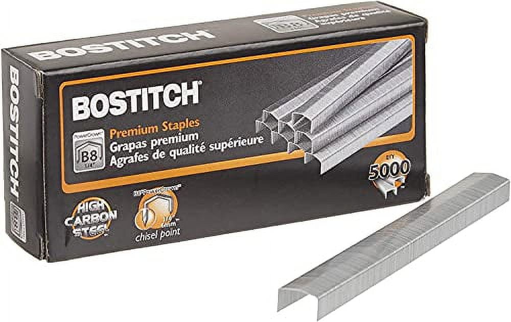 B8 PowerCrown, Bostitch B8 Power Crown Premium Staples, 1/4" Inch Leg