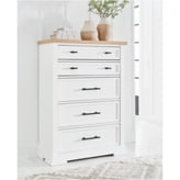 Ashley Furniture Tall Dressers and Chests of Drawers in Dressers