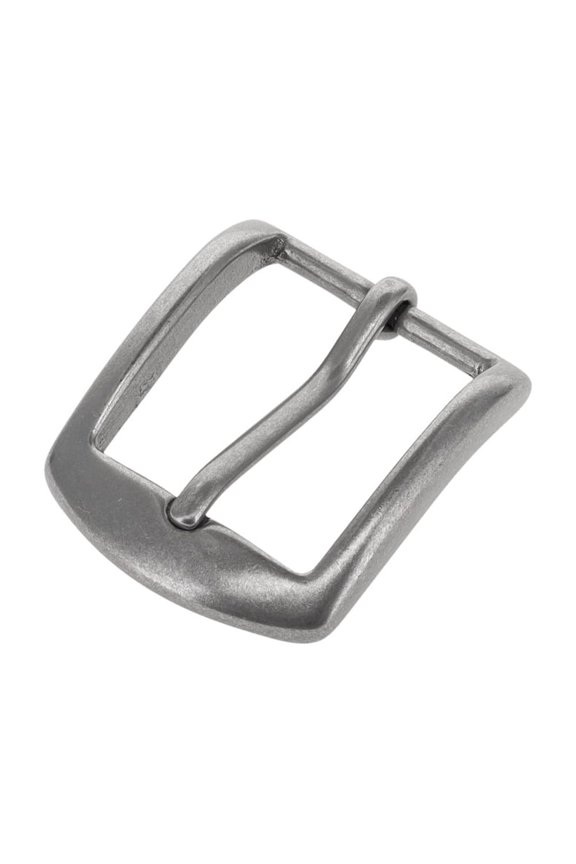 B8504 Nickel Matte, Heel Bar Buckle, Solid Brass-LL