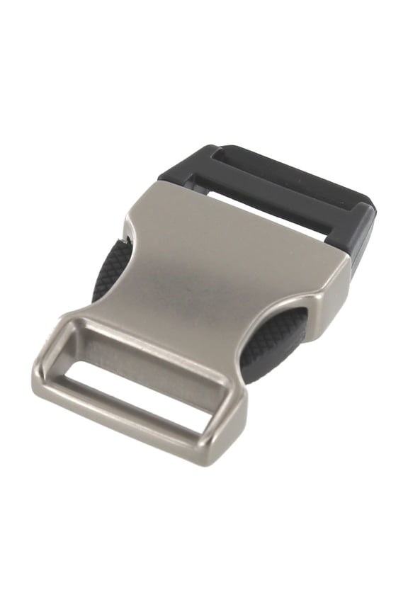 B8606 Nickel Matte Plated, Side Release Buckle, Zinc/Plastic