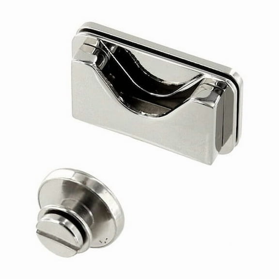 B8614 Nickel Plate, Post Magnetic Closure, Zinc