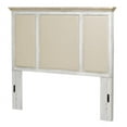 thumbnail image 1 of B86341-BSAND-WW 57 x 83 x 3.5 in. Captiva Island King Headboard, White & Light Brown, 1 of 1