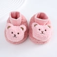 thumbnail image 1 of B91xZ Baby Girls Boys Slippers Shoes Soft Comfortable Shoes Toddler Warming Shoes (Khaki, 5.5 Toddler), 1 of 4