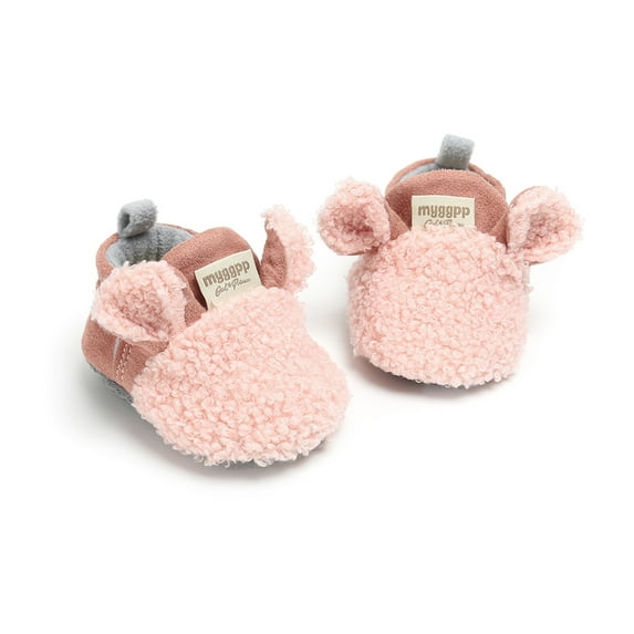 B91xZ Baby Sneaker Slippers Girl Slippers Crawling Shoes Boy Trainers Baby Shoes (Pink, 0-6 Months)