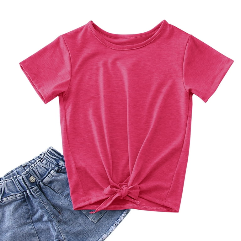 https://i5.walmartimages.com/seo/B91xZ-Dance-Shirts-for-Girls-Little-Girls-Tie-Front-Knot-T-Shirt-Solid-Short-Sleeve-Crewneck-Fashion-Loose-Casual-Summer-Size-8-9-Years_b218feff-3e27-4020-a72a-67aabd3456e6.accc5843253c1596d14dff7e28872a53.jpeg?odnHeight=768&odnWidth=768&odnBg=FFFFFF