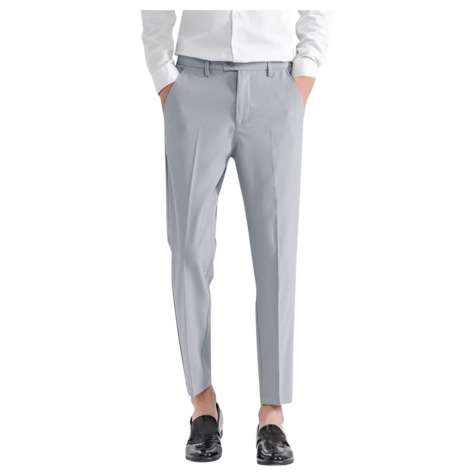 Calvin Klein Mid-Rise Belted Check Ankle Suit Pants | Southcentre Mall