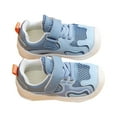thumbnail image 1 of B91xZ Girls' Sneakers Girls' Soft Sole Casual Shoes Spring Summer New Baby Hollowed Out Mesh Surface Function (Blue, 5.5 ), 1 of 5