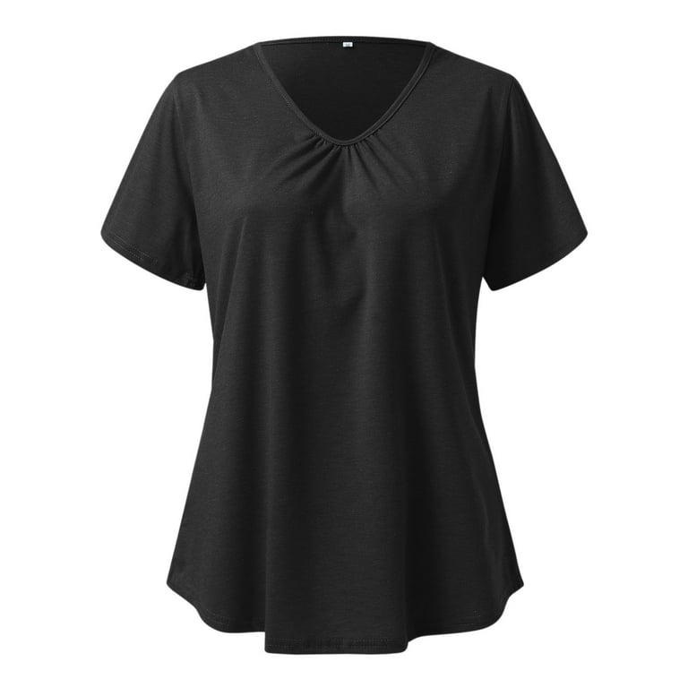 B91xZ Going Out Tops For Women Spring And Summer New Short Sleeve
