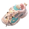 thumbnail image 1 of B91xZ Little Girls Sport Shoes Kids Colorful Athletic Sneakers,Pink 9, 1 of 4