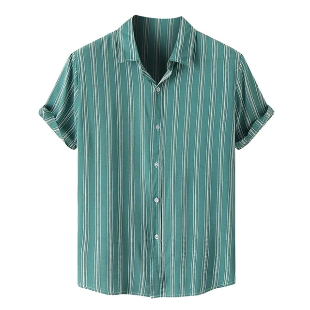 B91xZ Mens Short Sleeve Button Down Shirts Mens Casual Shirts Short