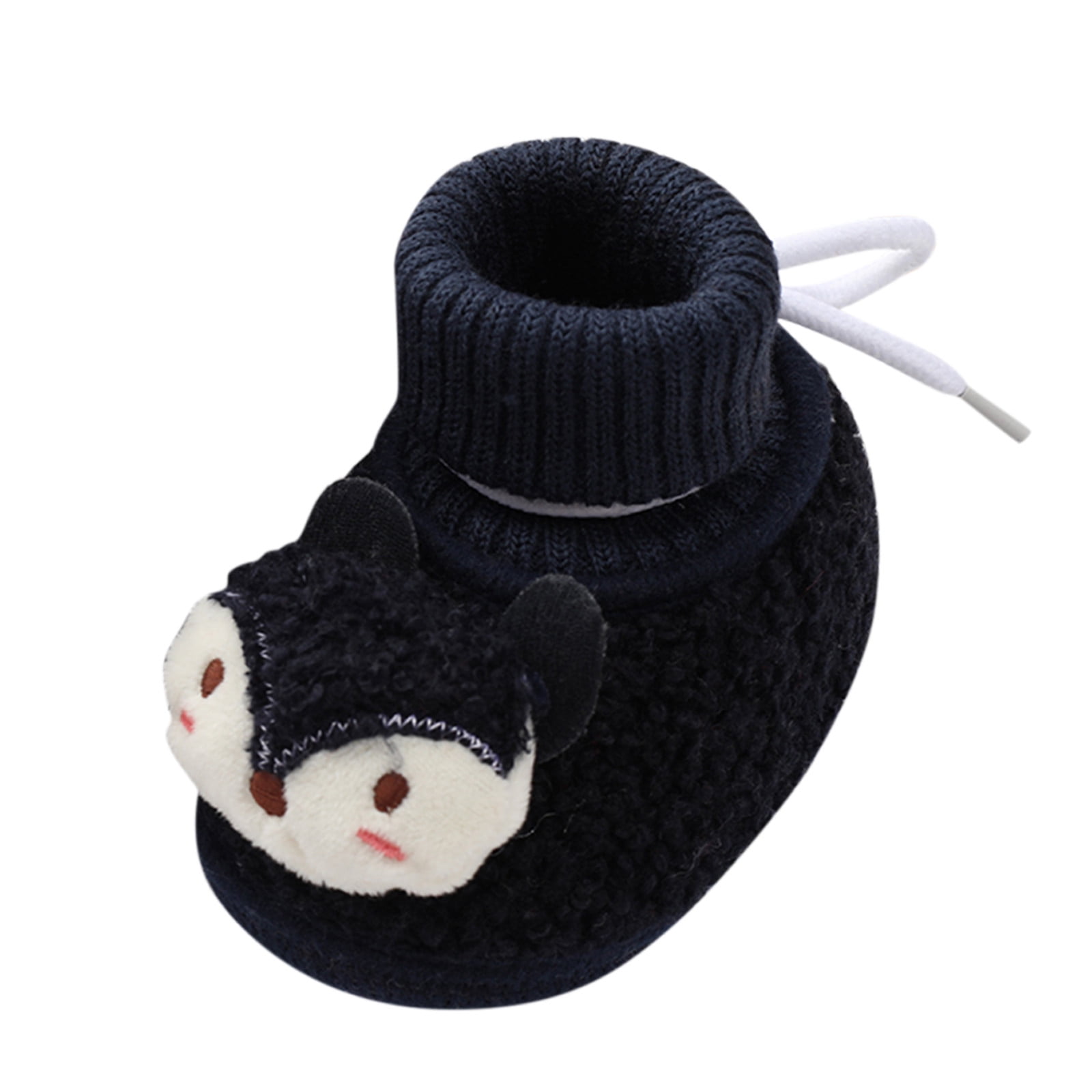 B91xZ Newborn Baby Cozy Sock Shoes Soft Lining Non Slip Gripper Newborn ...