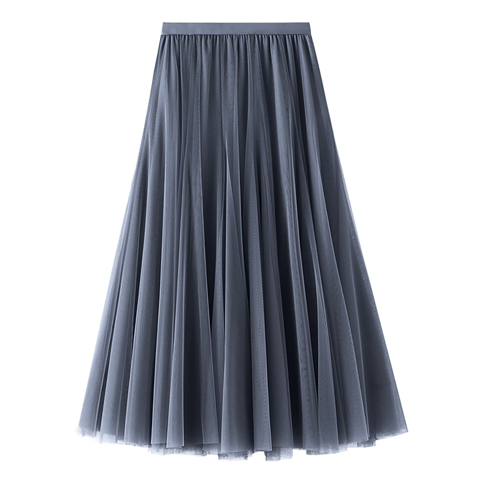 HTH nuance skirt グレー/ブラック サイズFREE Wool Layered Skirt – INSCRIRE