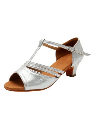 Roch Valley Marika Girls' Ballroom Shoes 5 Silver : : Fashion