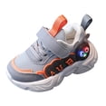 thumbnail image 1 of B91xZ Sneakers for Girls Toddler Shoes Children Shoes Light Shoes Small White Shoes Light Board Shoes Non Slip Soft Bottom Toddler Shoes for Grey,Sizes 6, 1 of 5